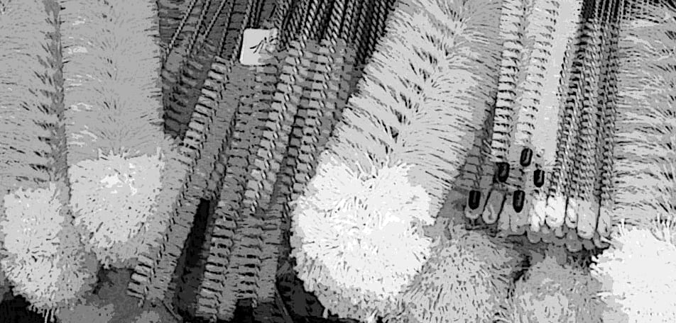 Standardsortiment an Flaschen Reinigungsbürsten, die bei der Haushaltshilfe Büchen regelmäßig zum Einsatz kommen.